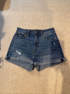 Abercrombie & Fitch High-Waist Denim Shorts